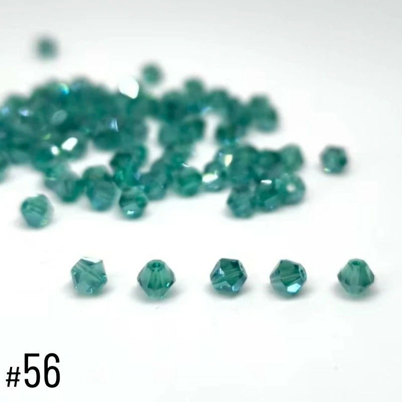 4mm Premium Crystal Bicone Beads BB56