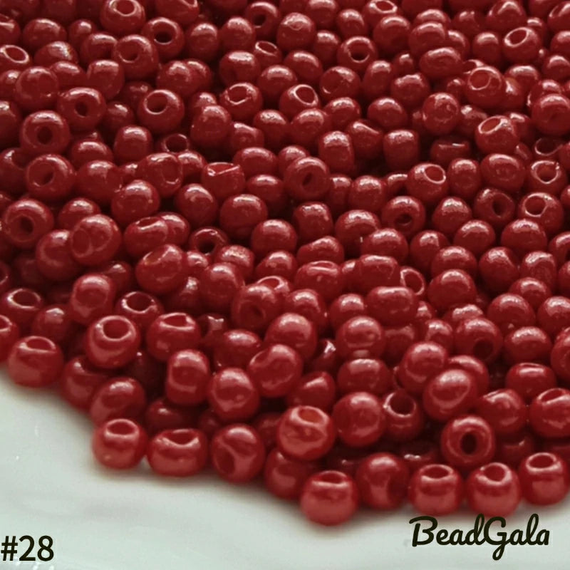 2mm Opaque Glass Seed Beads 11/0 SB28