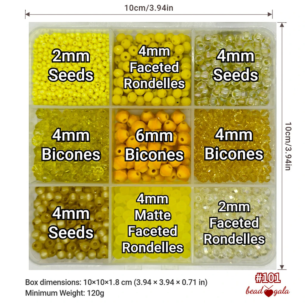 9-Grid Bead Box - The Ultimate Mix BX101 - Beadgala
