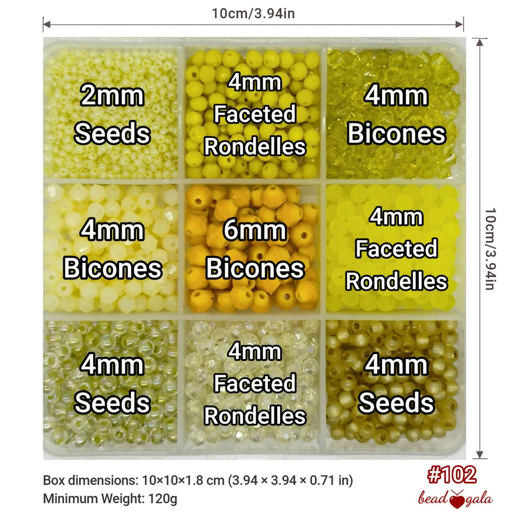 9-Grid Bead Box - The Ultimate Mix BX102 - Beadgala