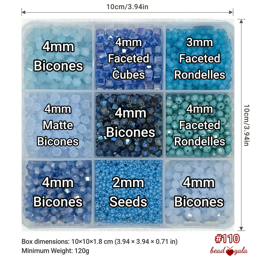 9-Grid Bead Box - The Ultimate Mix BX110 - Beadgala