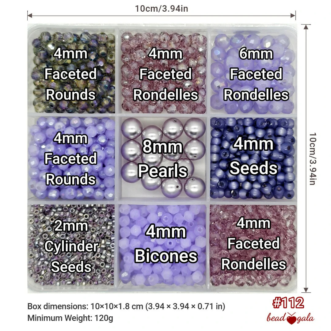 9-Grid Bead Box - The Ultimate Mix BX112 - Beadgala