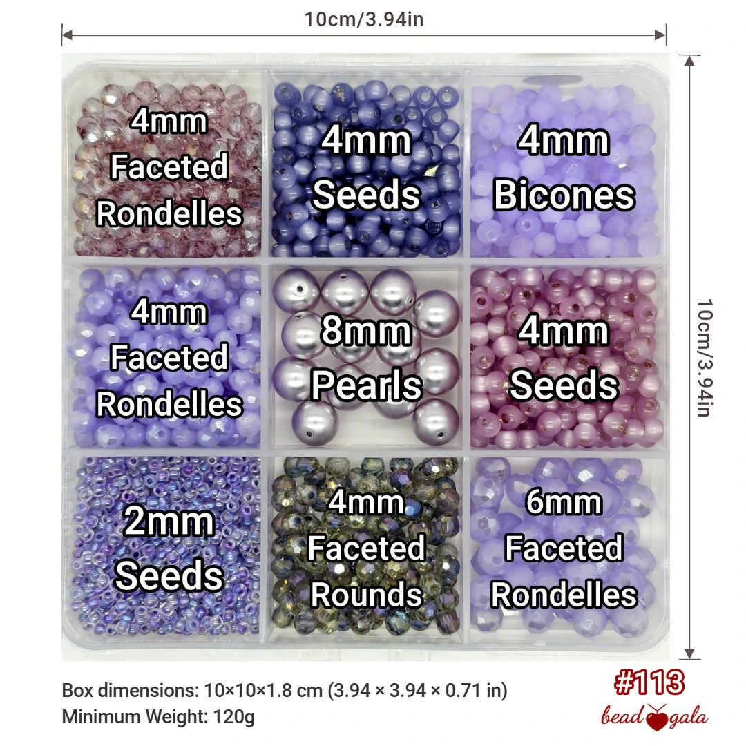 9-Grid Bead Box - The Ultimate Mix BX113 - Beadgala