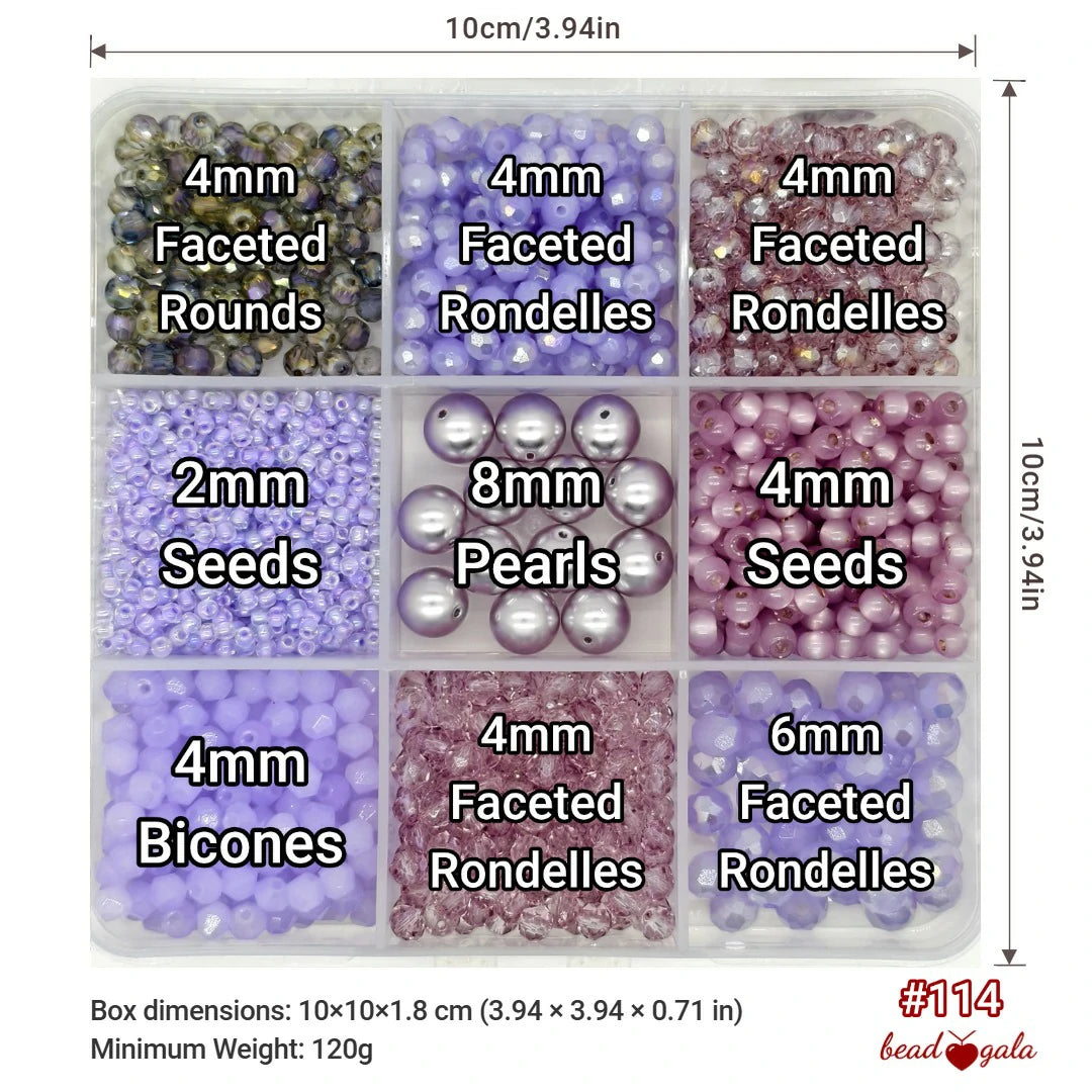 9-Grid Bead Box - The Ultimate Mix BX114 - Beadgala