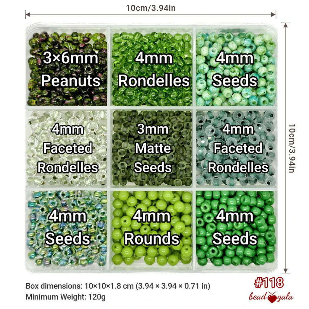 9-Grid Bead Box - The Ultimate Mix BX118 - Beadgala