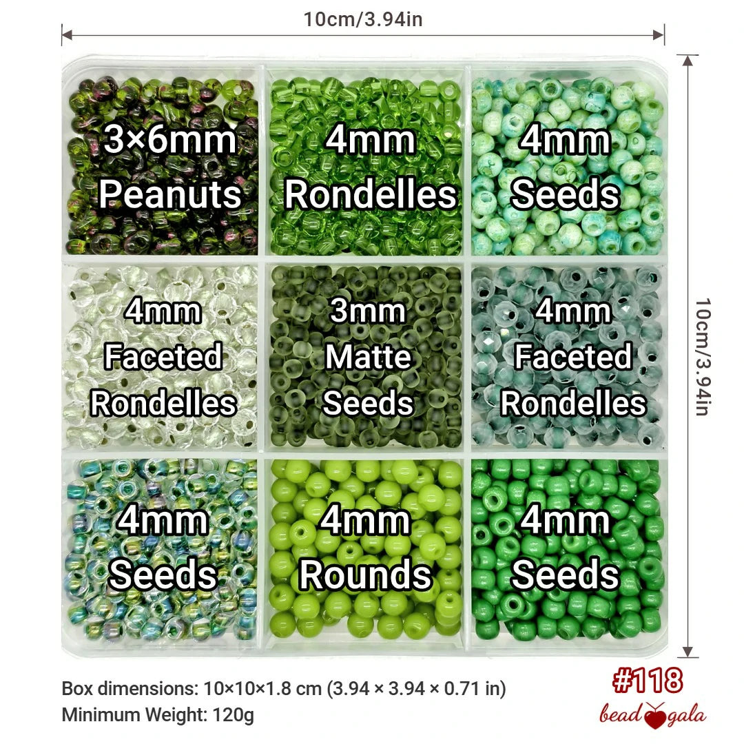 9-Grid Bead Box - The Ultimate Mix BX118 - Beadgala
