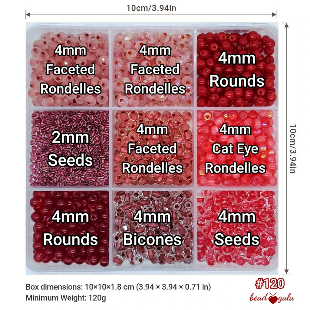 9-Grid Bead Box - The Ultimate Mix BX120 - Beadgala