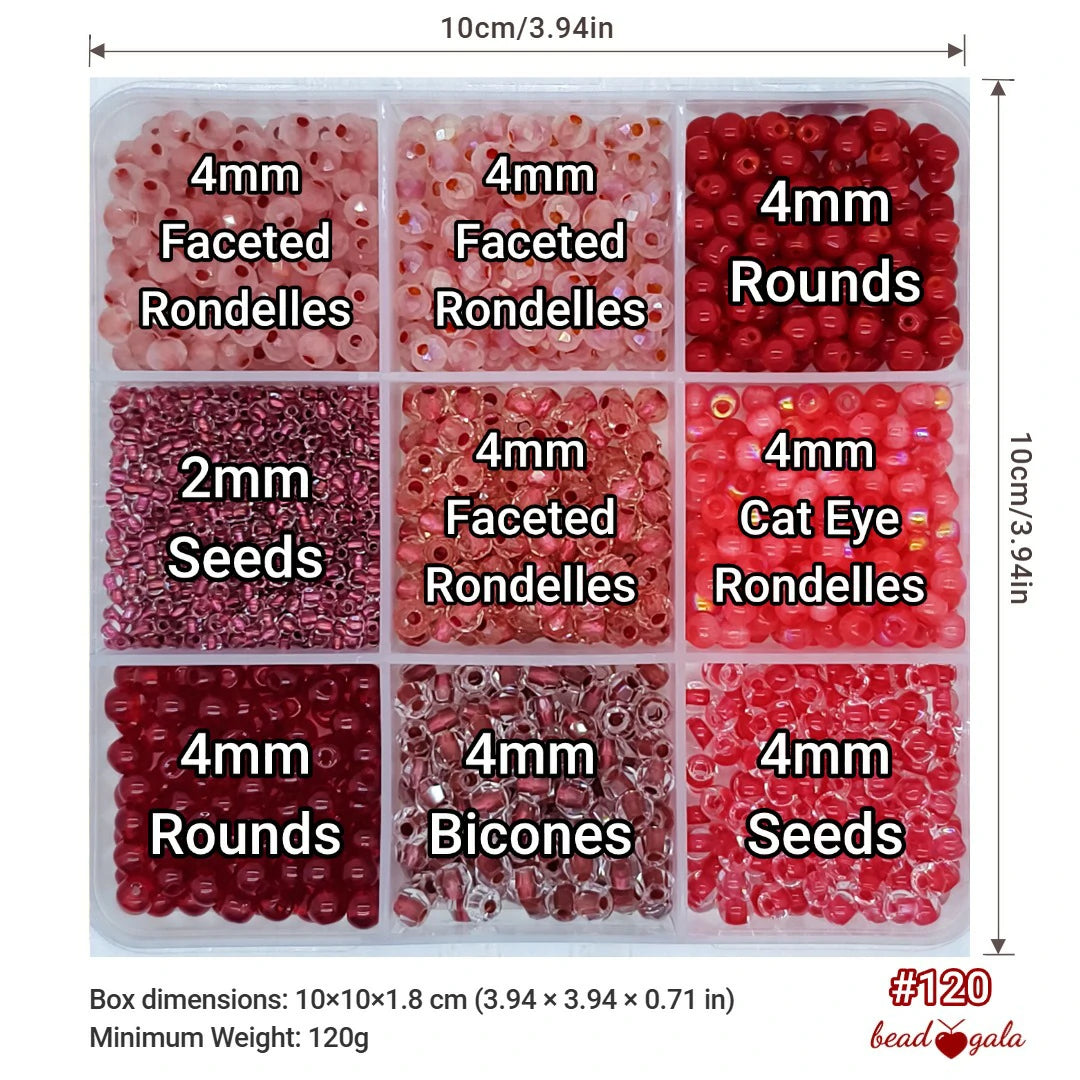 9-Grid Bead Box - The Ultimate Mix BX120 - Beadgala
