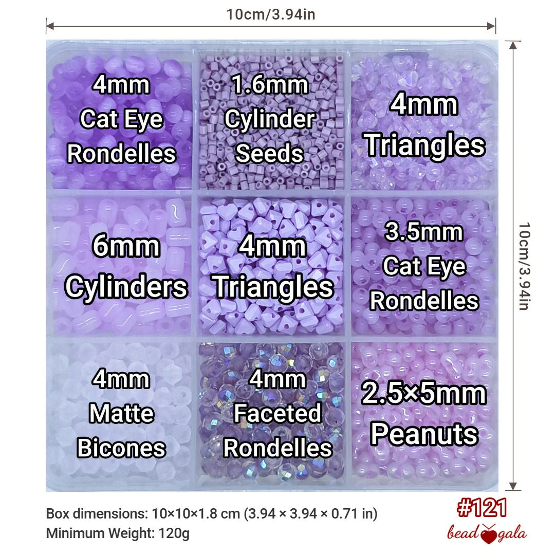 9-Grid Bead Box - The Ultimate Mix BX121 - Beadgala