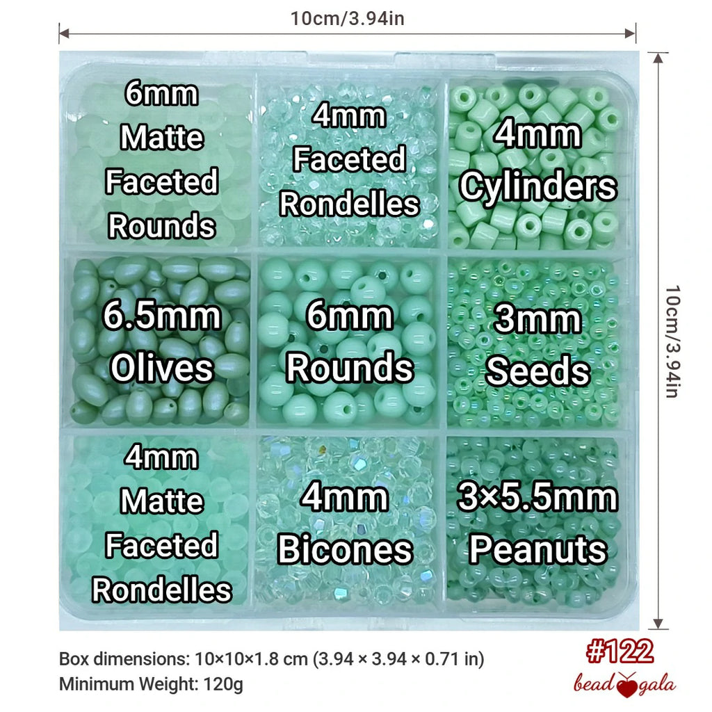 9-Grid Bead Box - The Ultimate Mix BX122 - Beadgala
