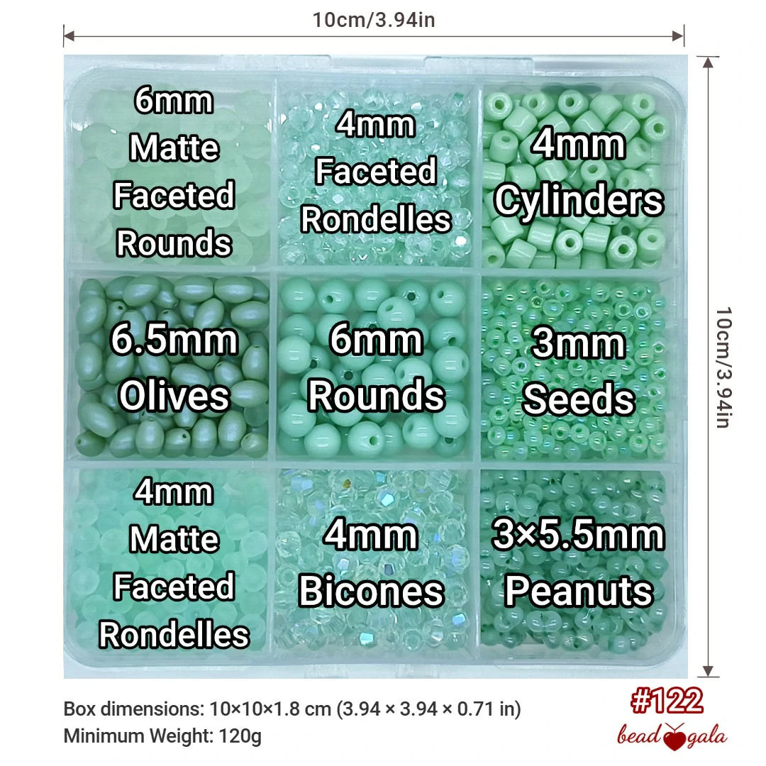 9-Grid Bead Box - The Ultimate Mix BX122 - Beadgala