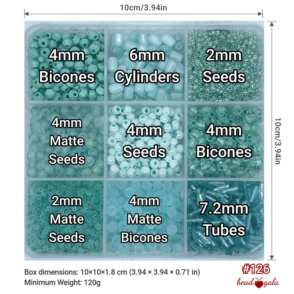 9-Grid Bead Box - The Ultimate Mix BX126 - Beadgala