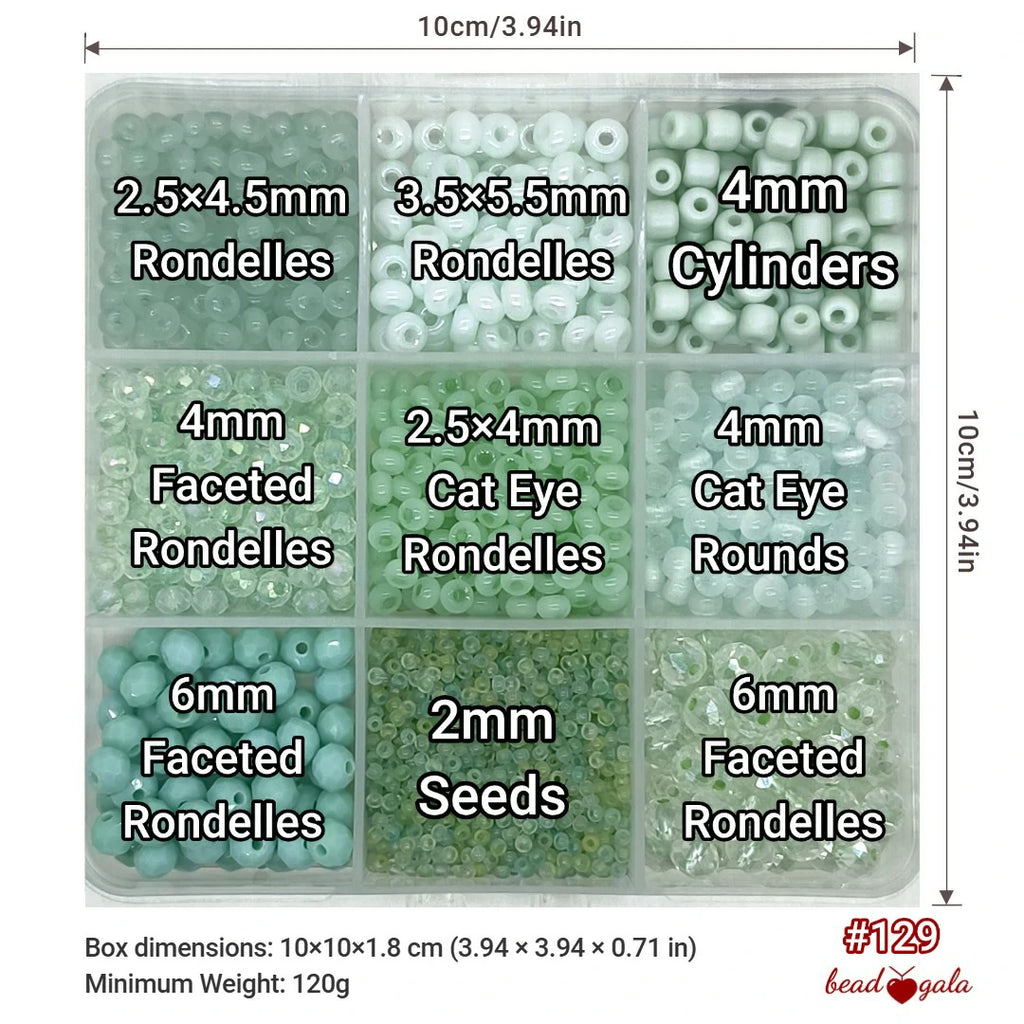 9-Grid Bead Box - The Ultimate Mix BX129 - Beadgala