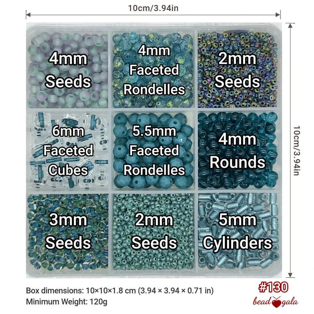 9-Grid Bead Box - The Ultimate Mix BX130 - Beadgala