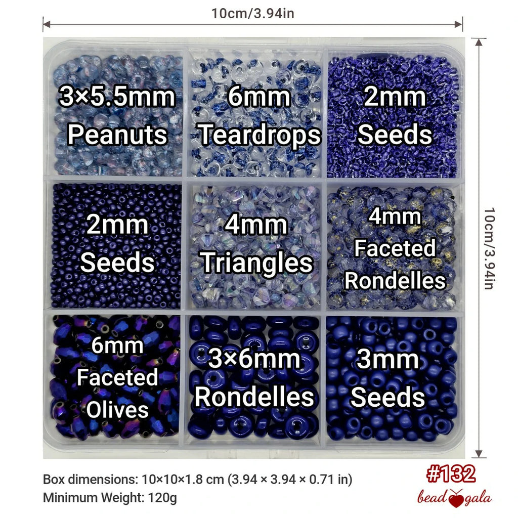 9-Grid Bead Box - The Ultimate Mix BX132 - Beadgala
