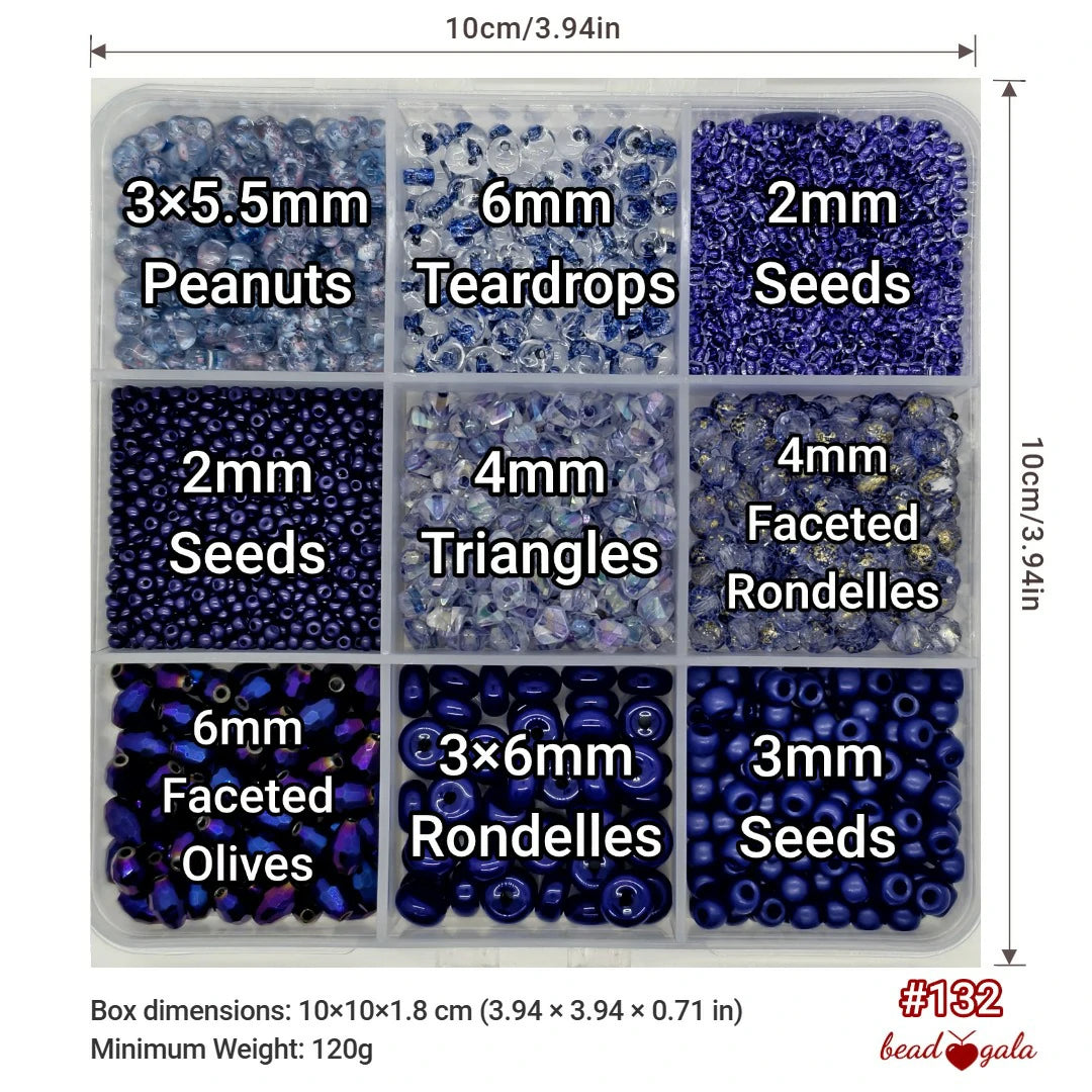 9-Grid Bead Box - The Ultimate Mix BX132 - Beadgala