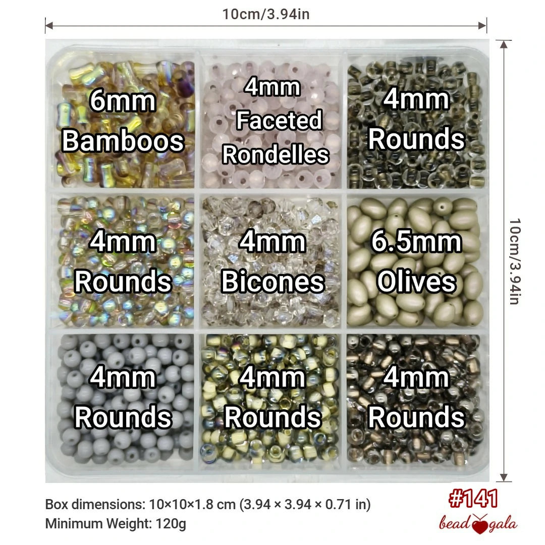 9-Grid Bead Box - The Ultimate Mix BX141 - Beadgala
