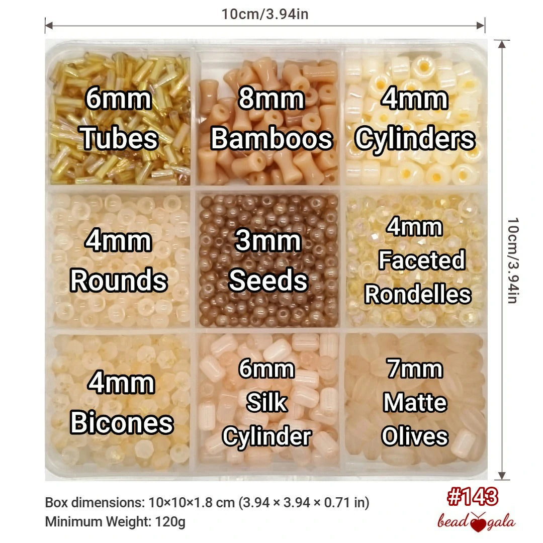 9-Grid Bead Box - The Ultimate Mix BX143 - Beadgala
