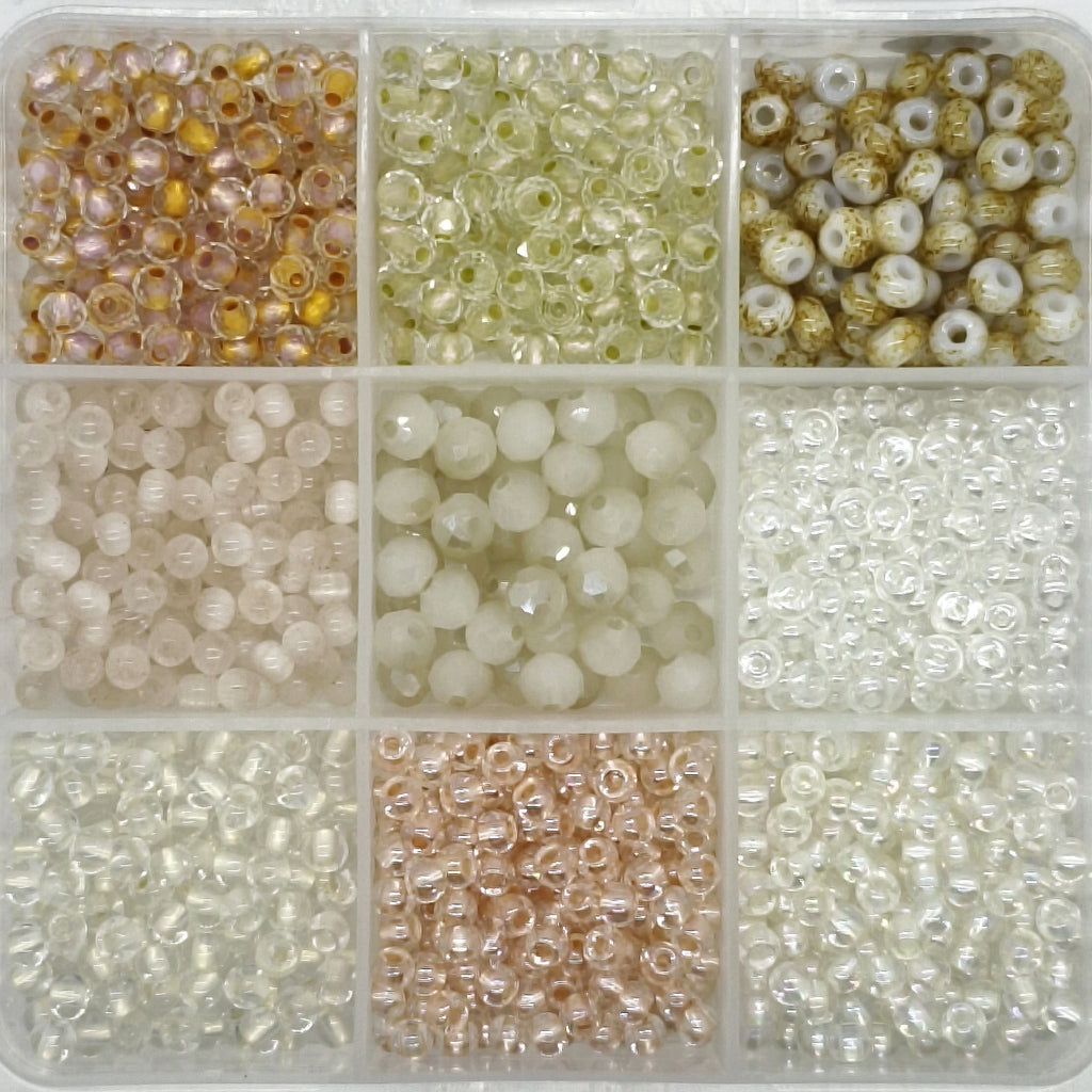 9-Grid Bead Box - Morning Dew BX144 - Beadgala