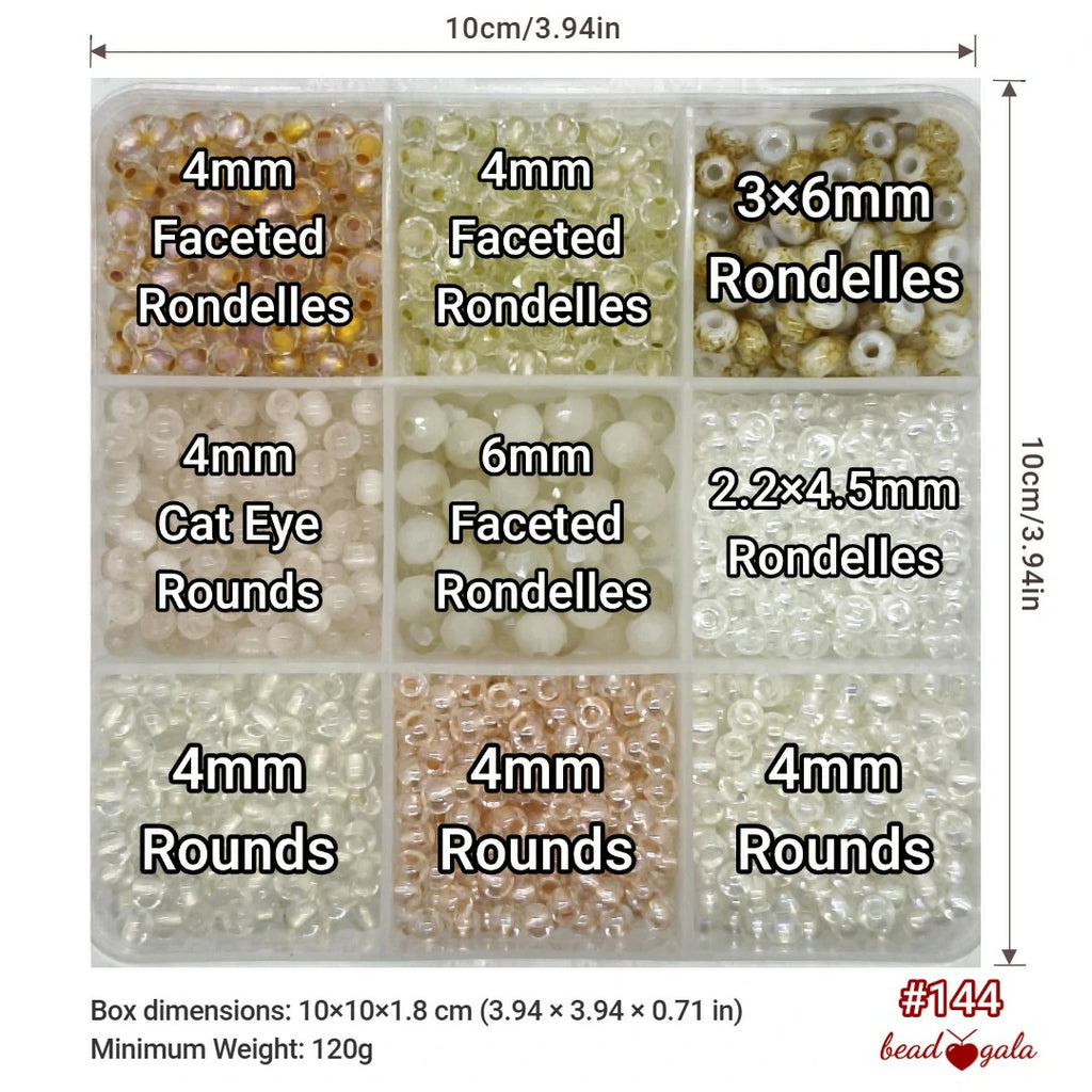 9-Grid Bead Box - Morning Dew BX144 - Beadgala