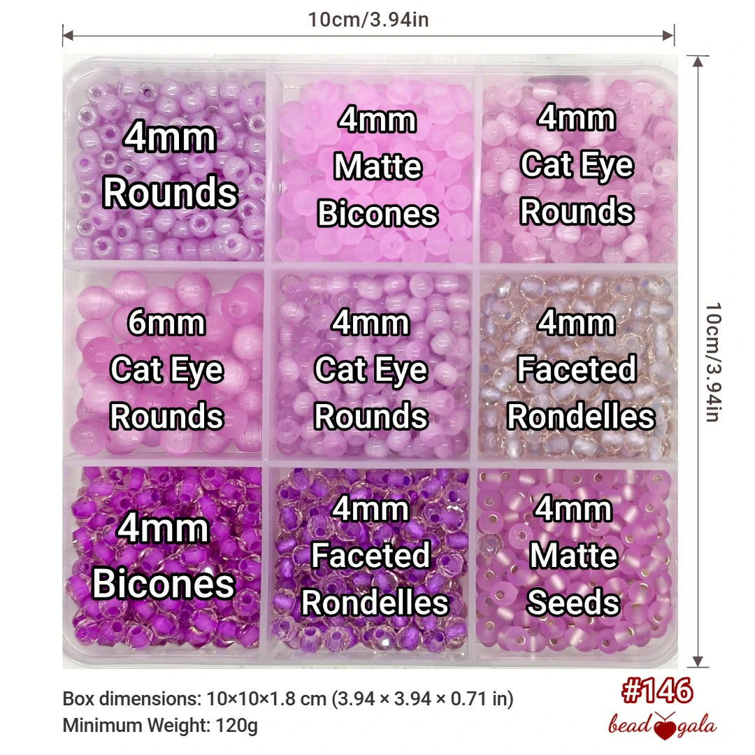 9-Grid Bead Box - Dreamlight BX146 - Beadgala