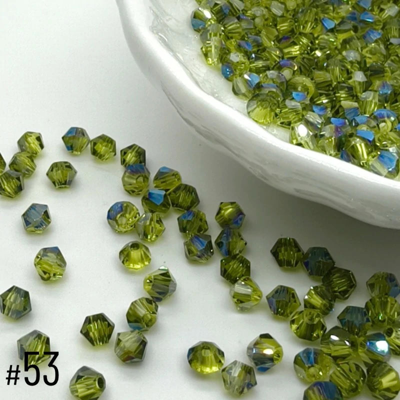 4mm Premium Crystal Bicone Beads BB53
