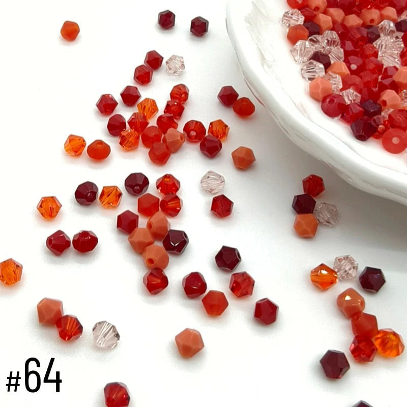 4mm Premium Crystal Bicone Beads BB64