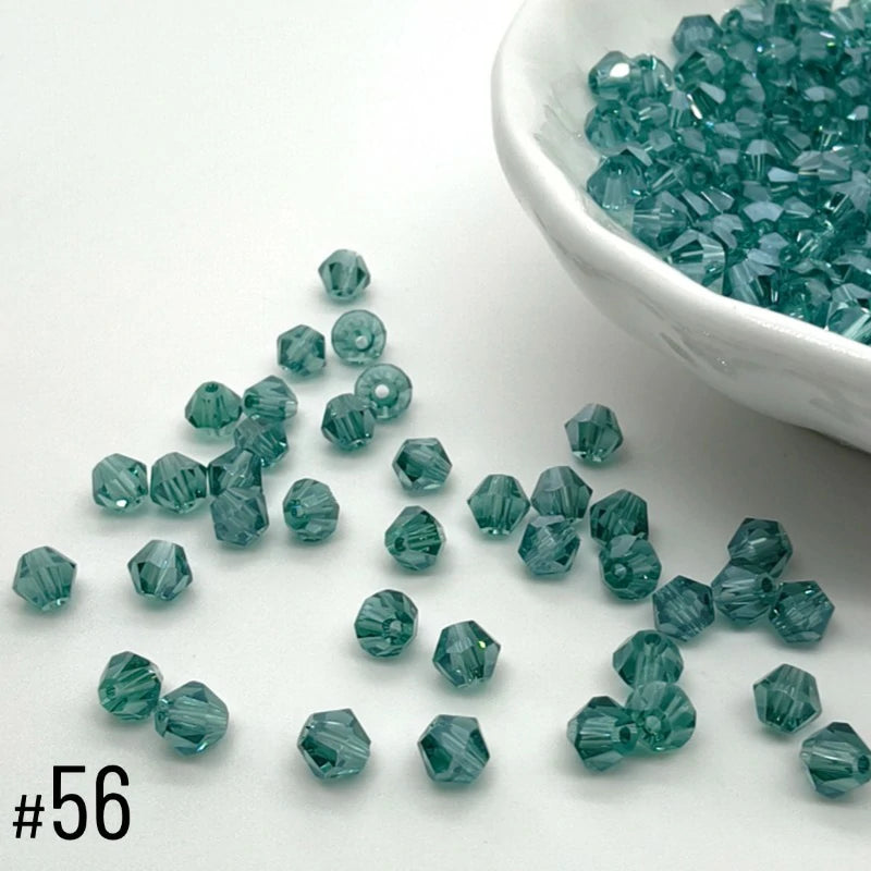 4mm Premium Crystal Bicone Beads BB56