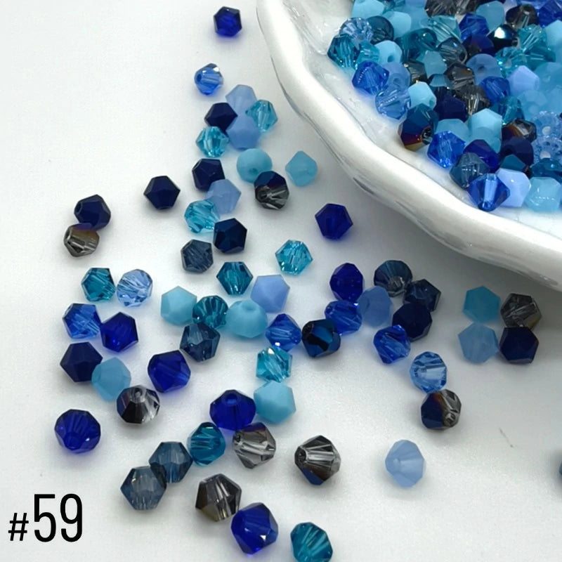 4mm Premium Crystal Bicone Beads BB59