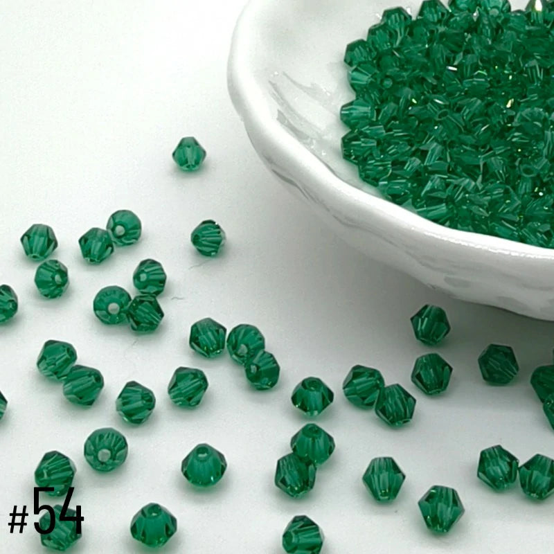 4mm Premium Crystal Bicone Beads BB54