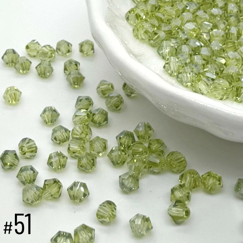 4mm Premium Crystal Bicone Beads BB51