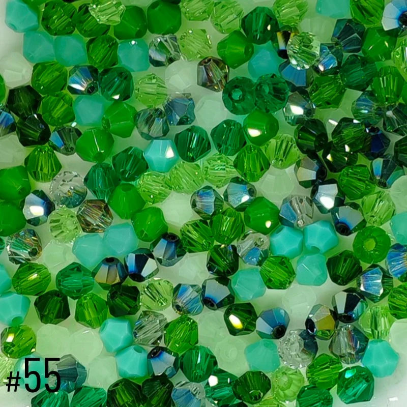 4mm Premium Crystal Bicone Beads BB55