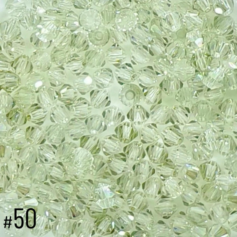4mm Premium Crystal Bicone Beads BB50