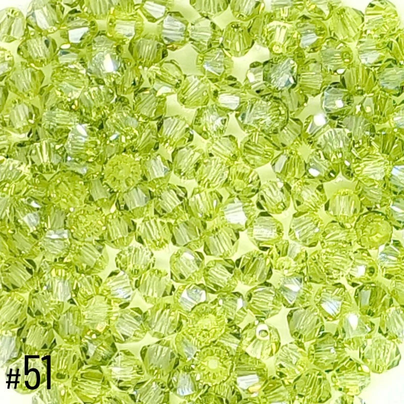 4mm Premium Crystal Bicone Beads BB51