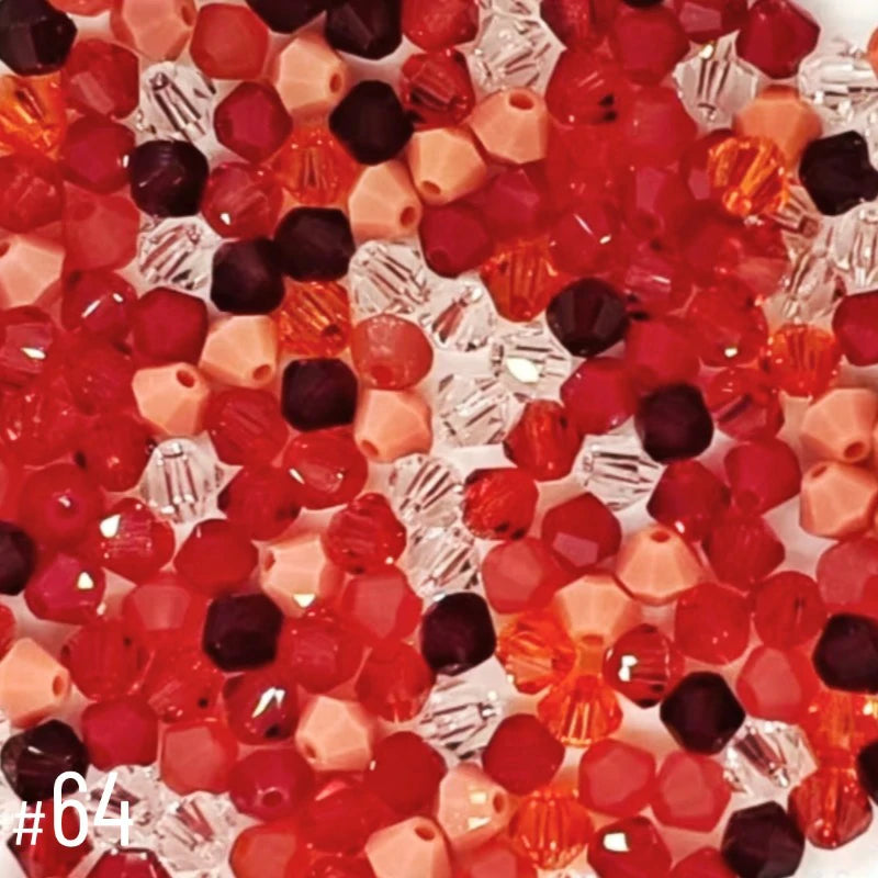 4mm Premium Crystal Bicone Beads BB64