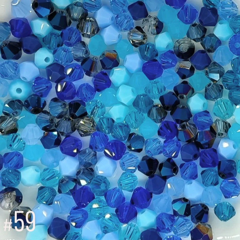 4mm Premium Crystal Bicone Beads BB59