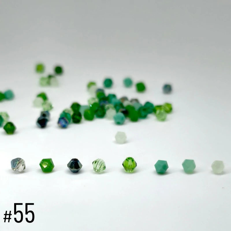 4mm Premium Crystal Bicone Beads BB55