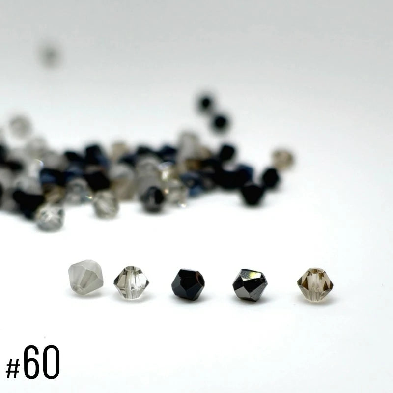4mm Premium Crystal Bicone Beads BB60