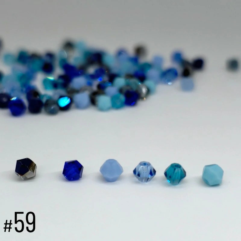 4mm Premium Crystal Bicone Beads BB59