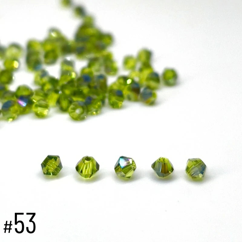 4mm Premium Crystal Bicone Beads BB53