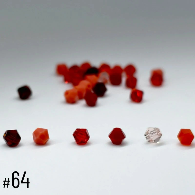 4mm Premium Crystal Bicone Beads BB64