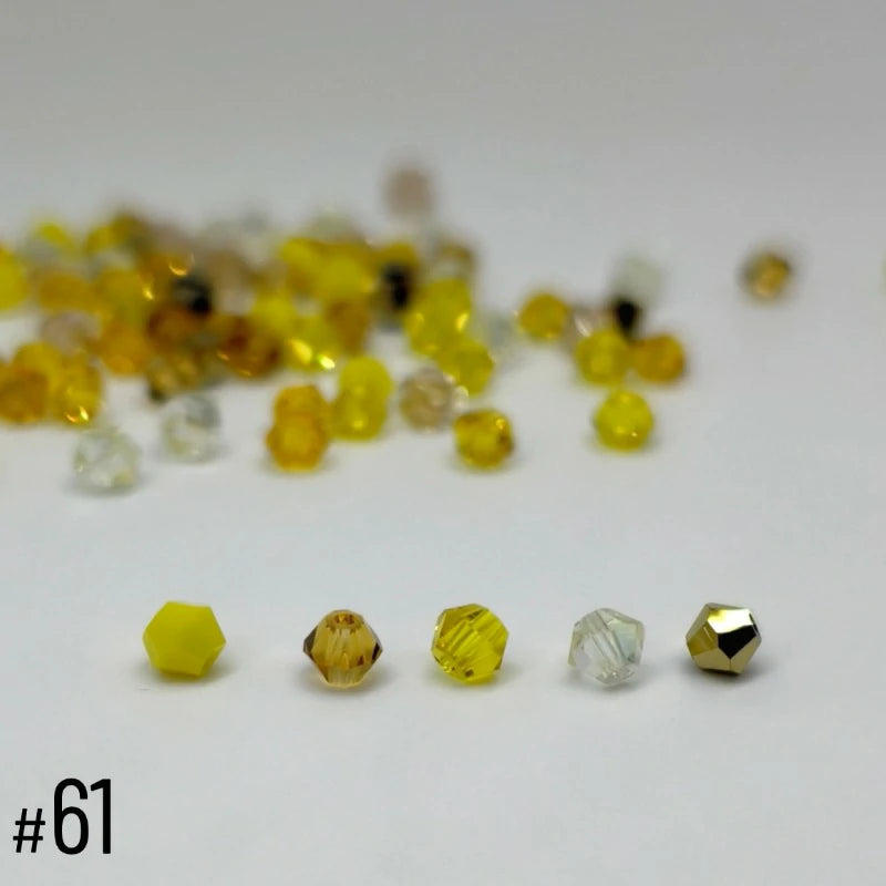 4mm Premium Crystal Bicone Beads BB61