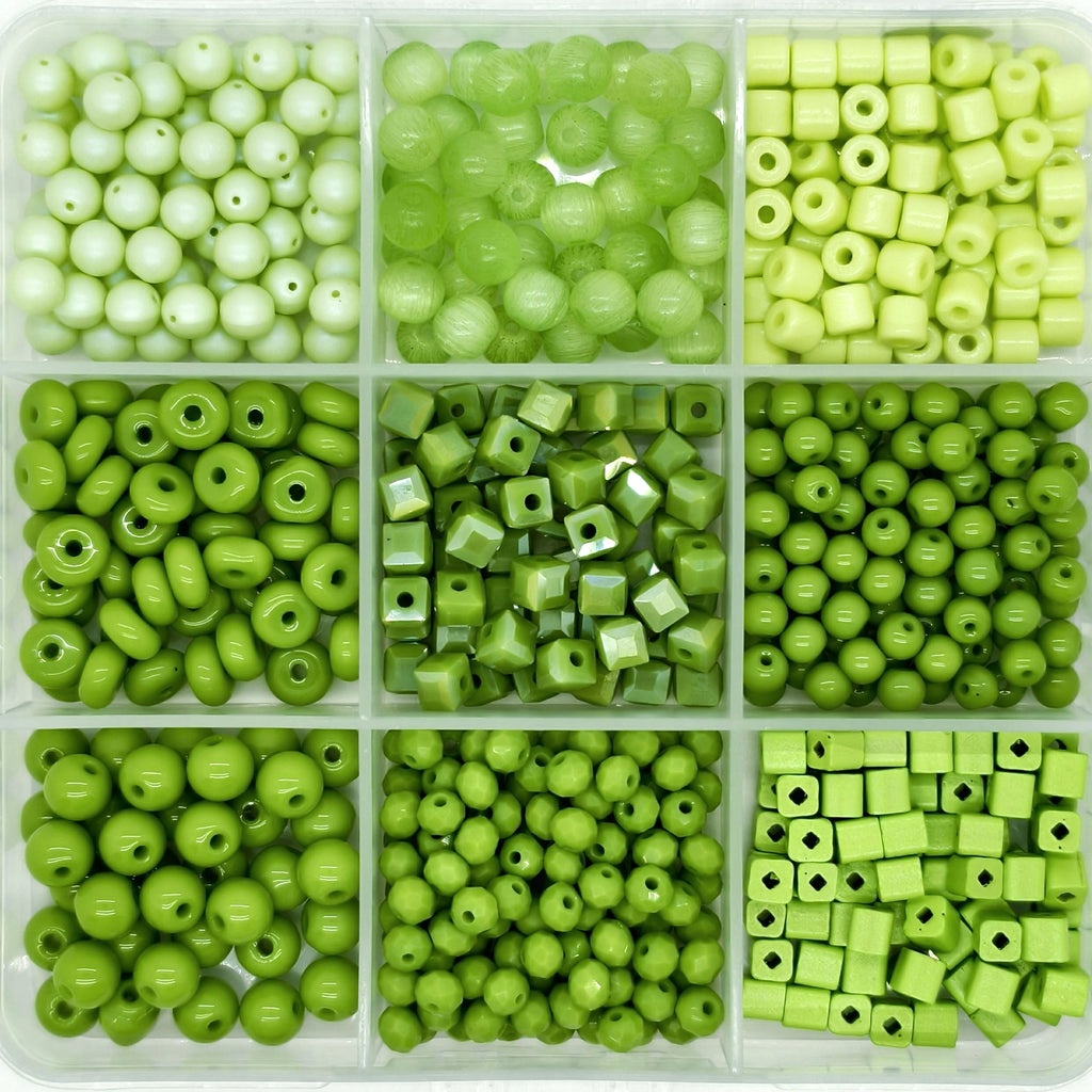 9-Grid Bead Box - Forest Breath BX76 - Beadgala