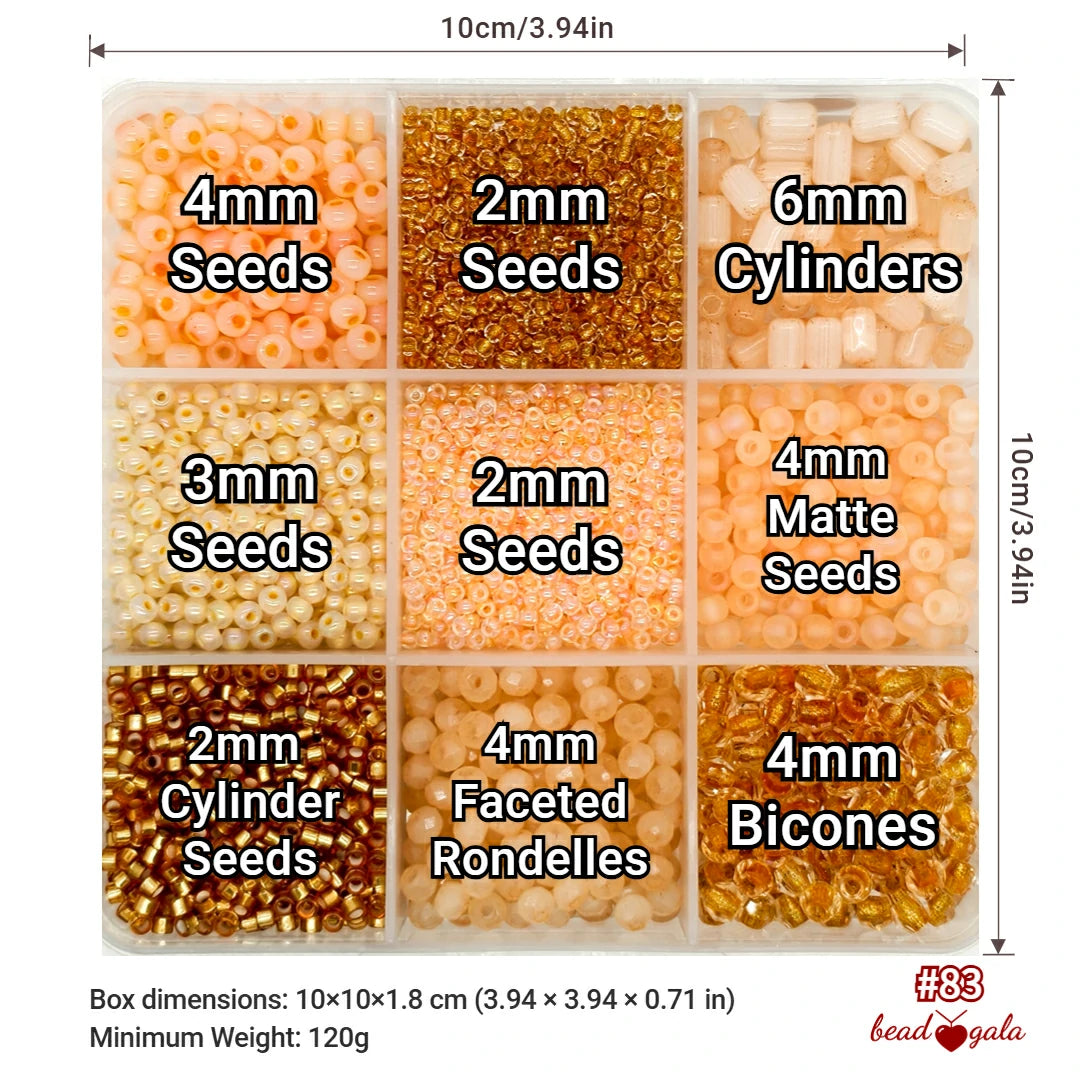 9-Grid Bead Box - The Ultimate Mix BX83 - Beadgala