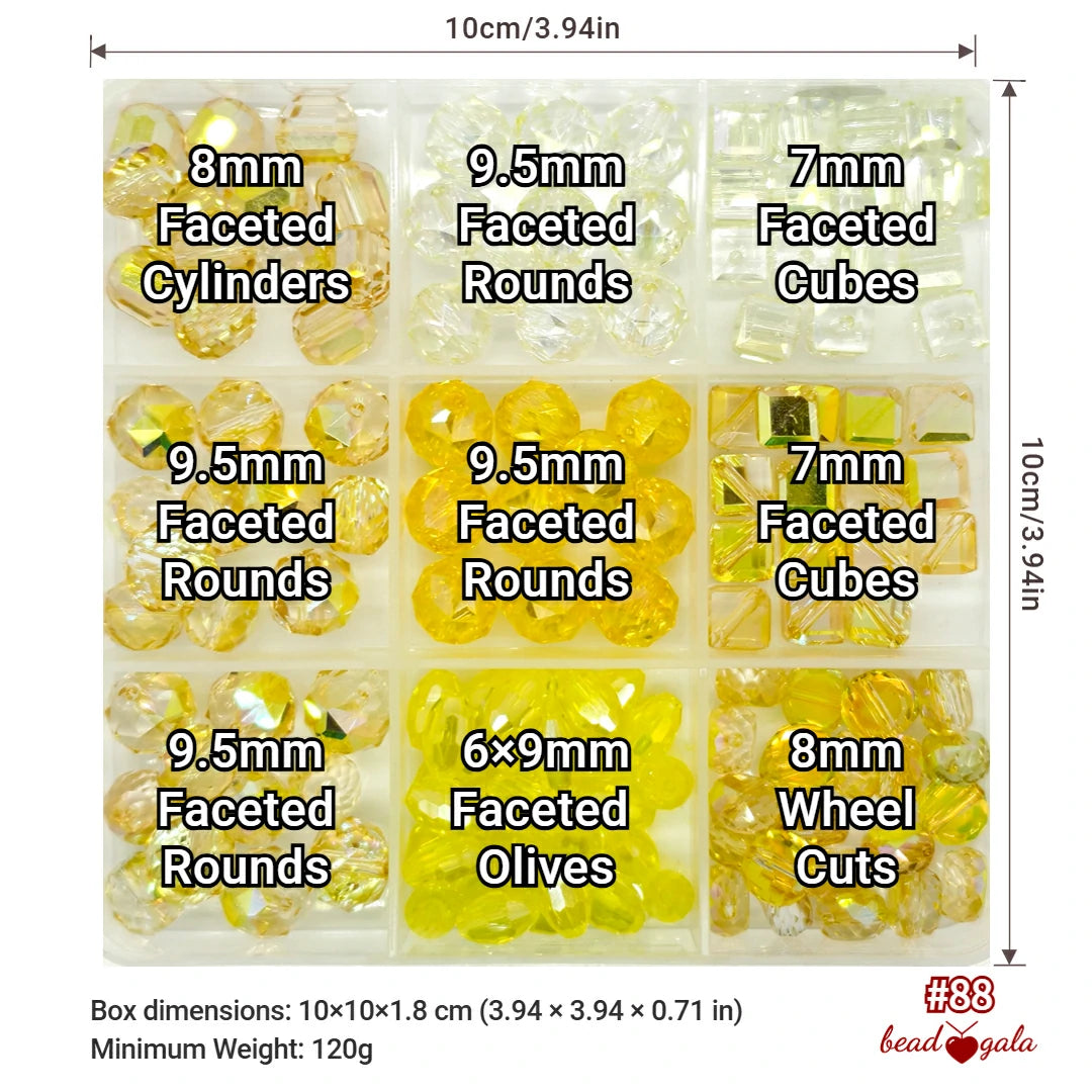 9-Grid Bead Box - The Ultimate Mix BX88 - Beadgala