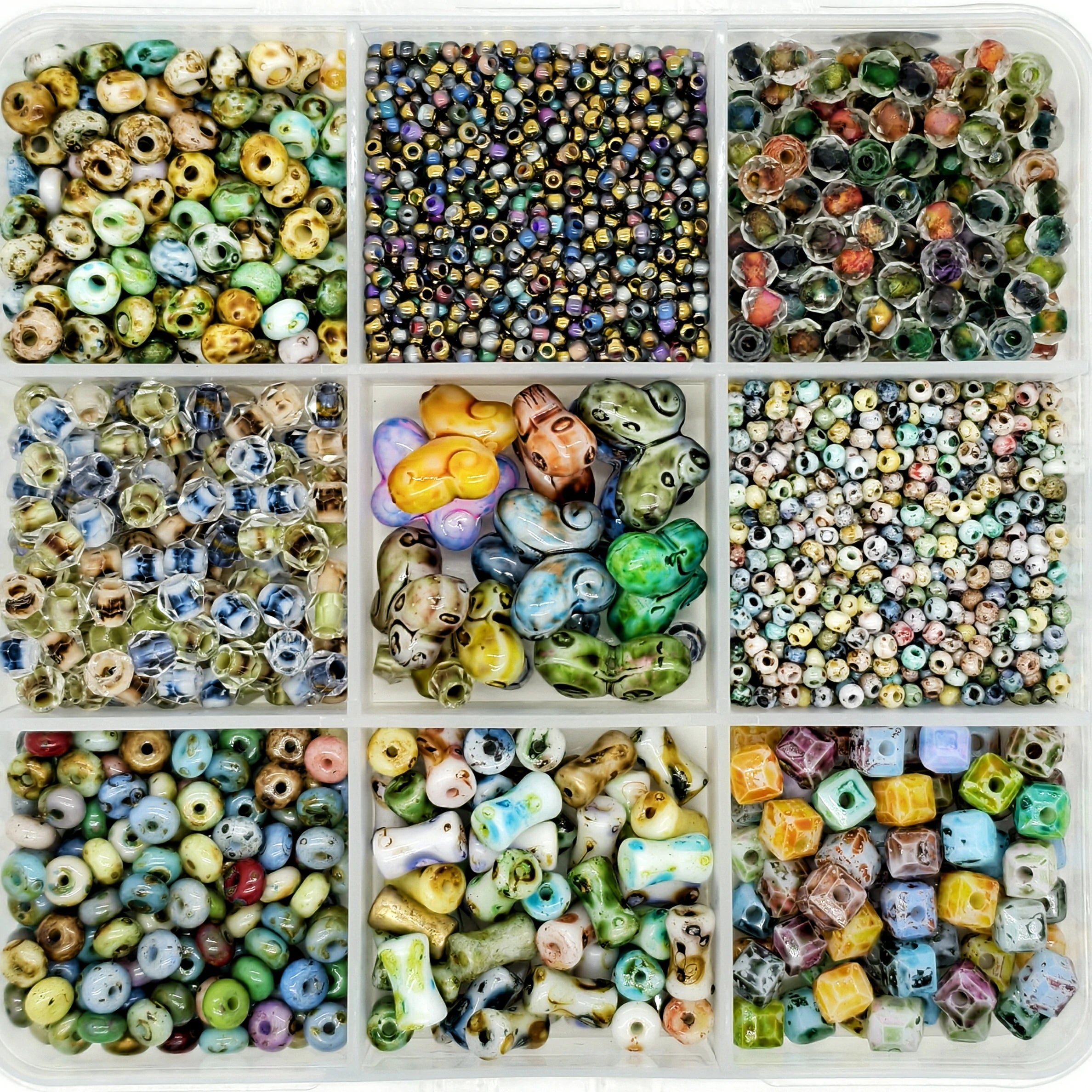 9-Grid Bead Box - The Ultimate Mix BX90 - Beadgala