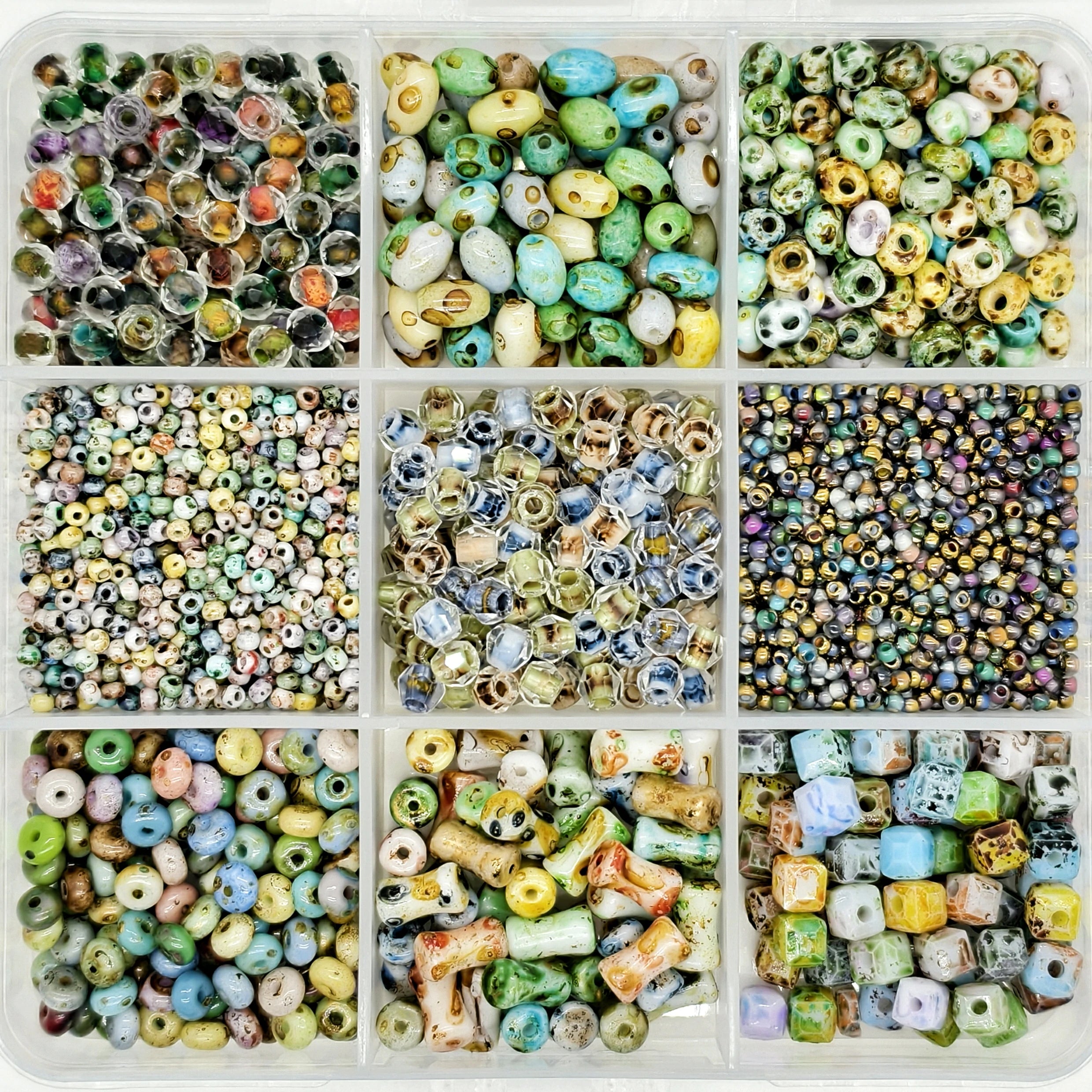 9-Grid Bead Box - The Ultimate Mix BX91 - Beadgala