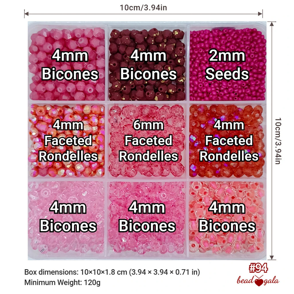 9-Grid Bead Box - The Ultimate Mix BX94 - Beadgala