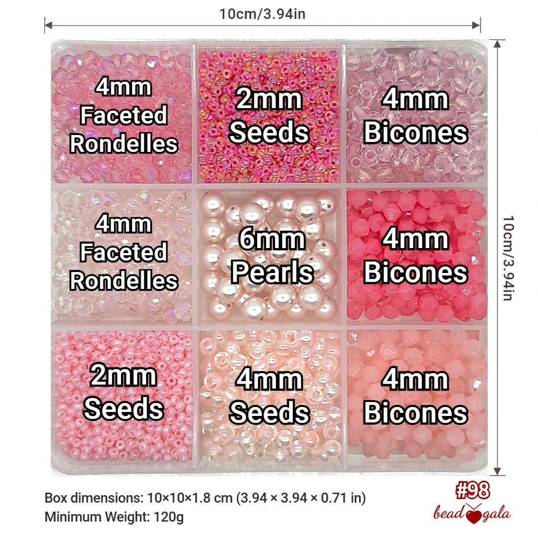 9-Grid Bead Box - The Ultimate Mix BX98 - Beadgala