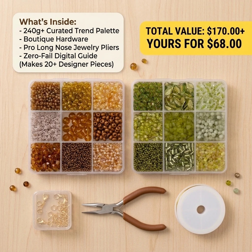 Warm Foliage Duo All-in-One Starter Kit - Beadgala